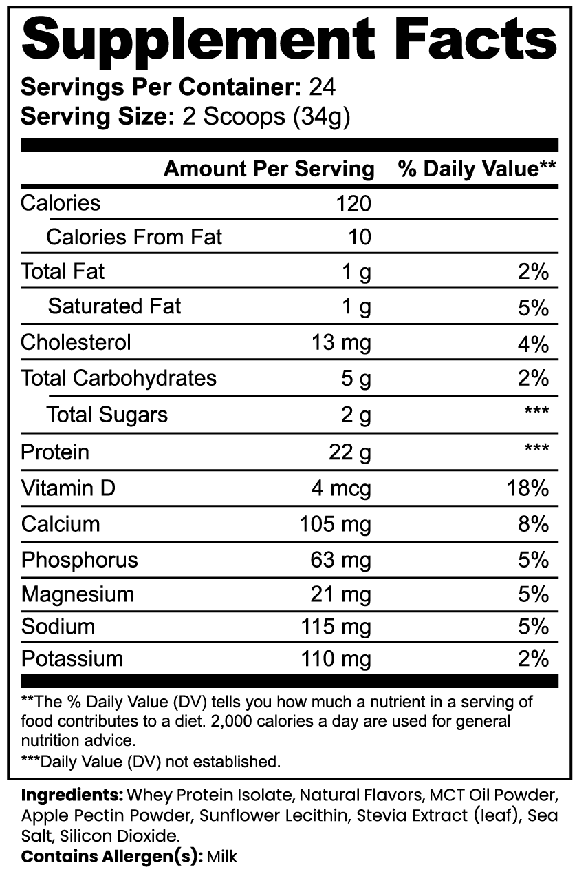 ISOFORGE Whey Protein Isolate (Vanilla)