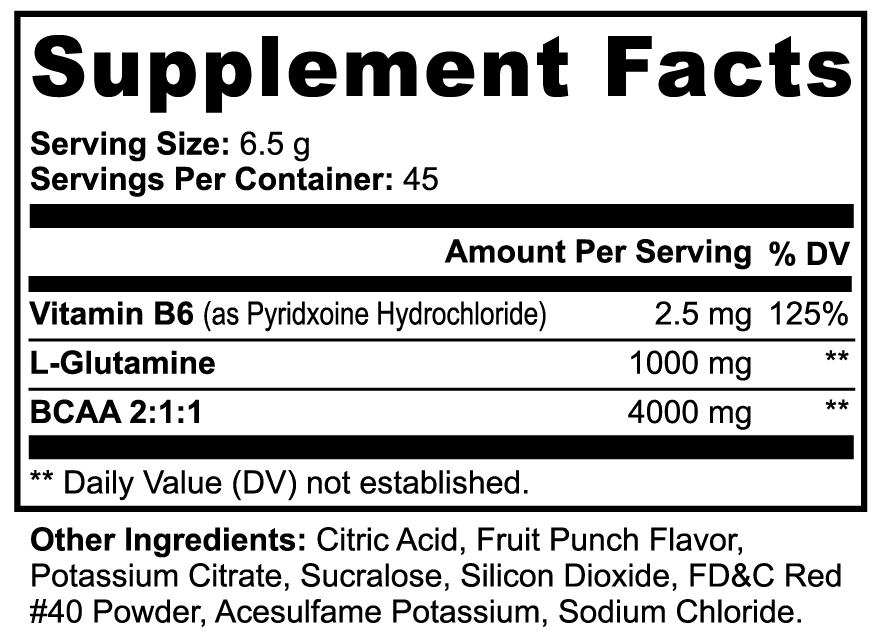Alpha Aminos (Fruit Punch)
