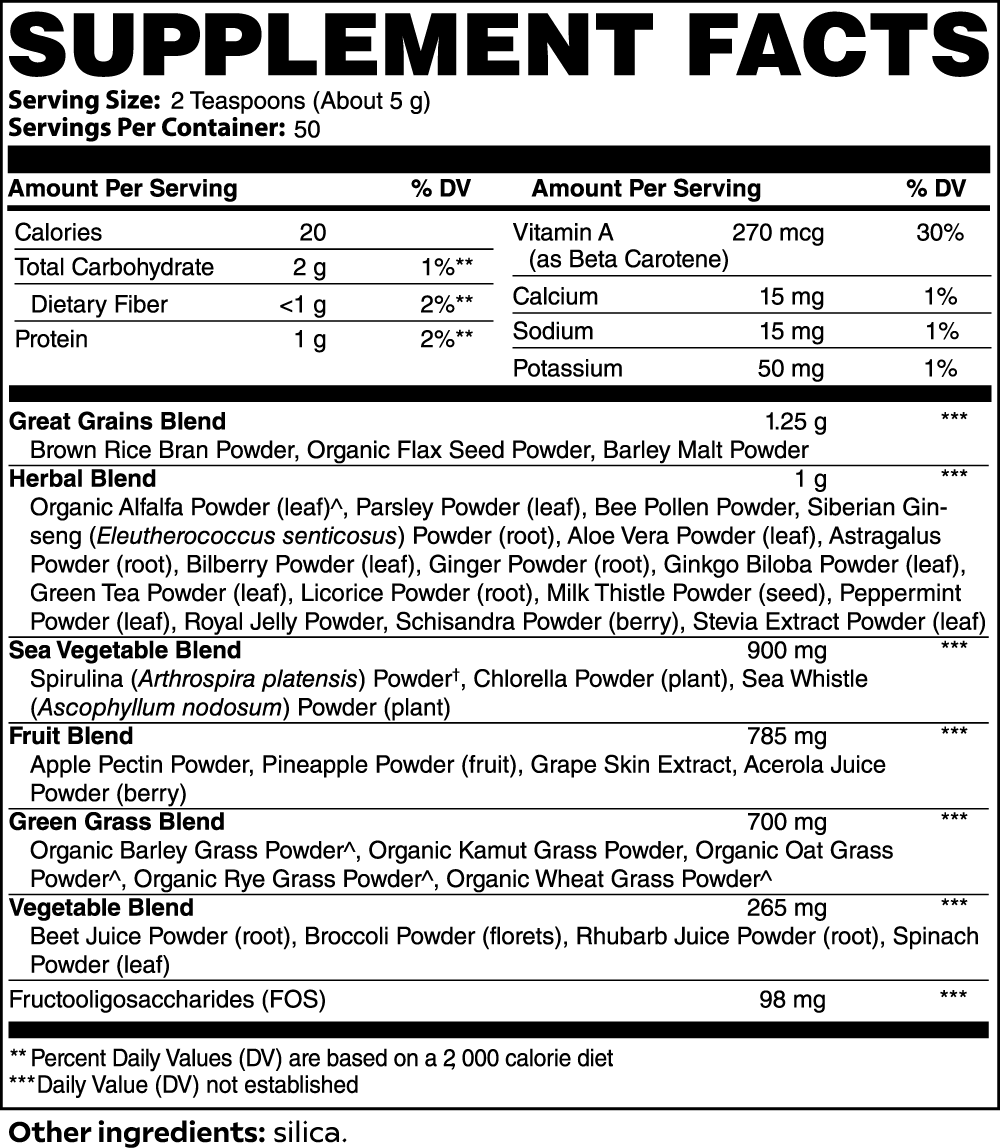 Radiant Greens Superfoods Blend