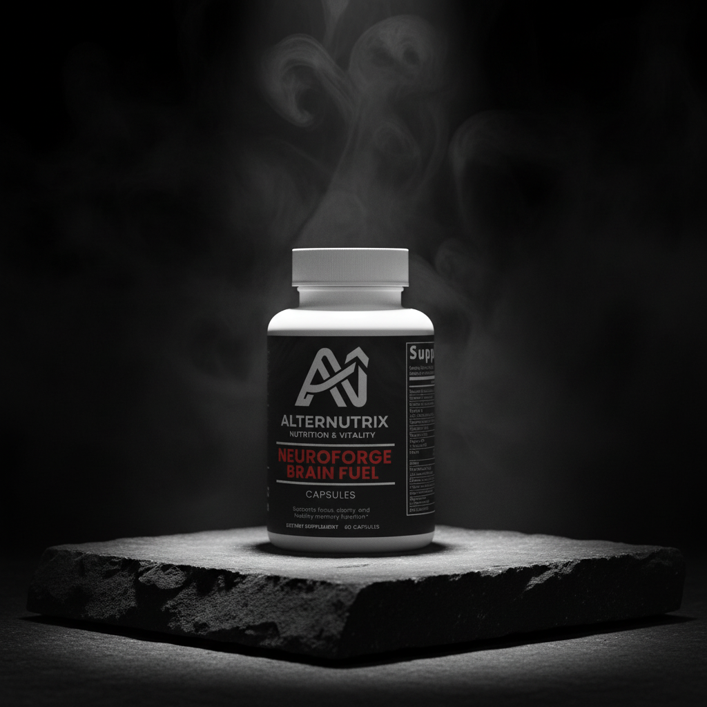 NeuroForge Brain Fuel - Dark Cinematic